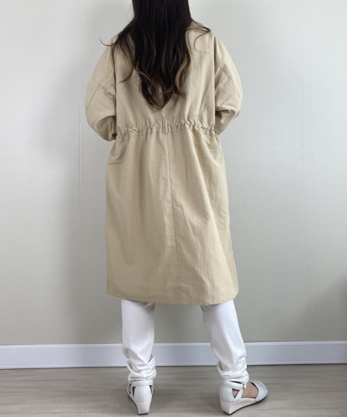 DoCLASSE　ナイロンタッサー・二重衿ステンカラー  ¥19,690