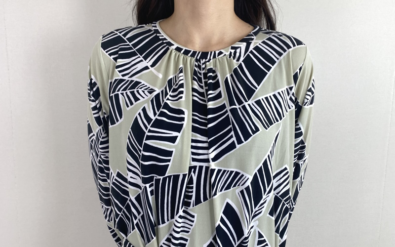 DoCLASSE　トラベルジャージー・ギャザーワンピース 