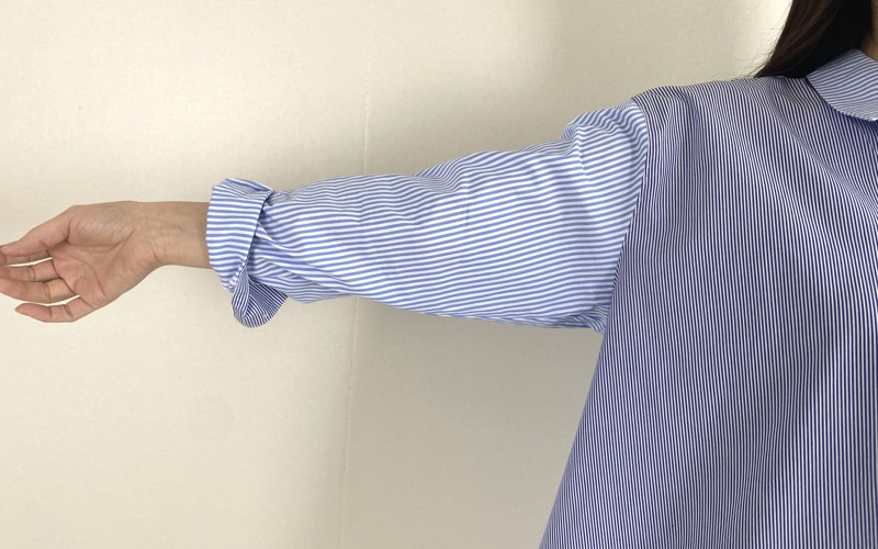 DoCLASSE　アシメストライプ・プルオーバーシャツ  ¥7,689