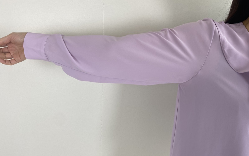 DoCLASSE　ジョーゼット・ラッフルブラウス 