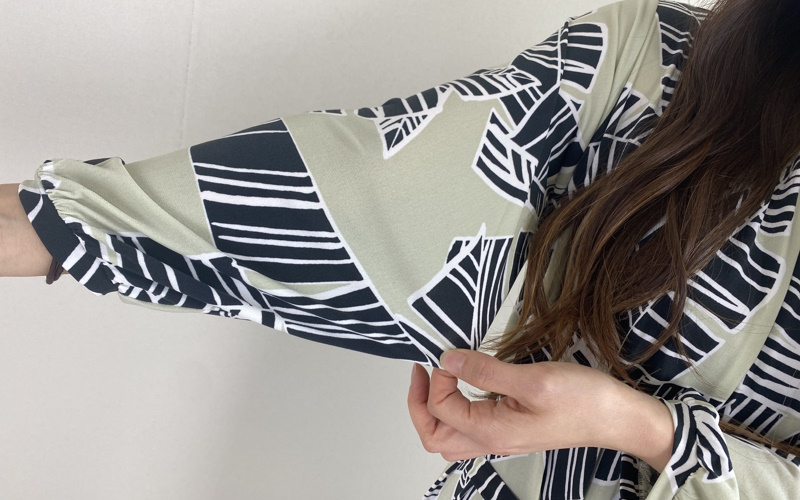 DoCLASSE　トラベルジャージー・ギャザーワンピース 