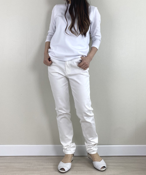 DoCLASSE　ボートネック／7分袖・ドゥクラッセTシャツ(58cm丈)