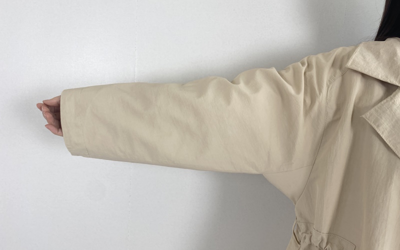 DoCLASSE　ナイロンタッサー・二重衿ステンカラー  ¥19,690