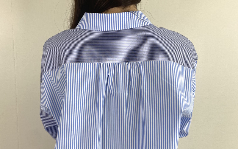 DoCLASSE　アシメストライプ・プルオーバーシャツ  ¥7,689