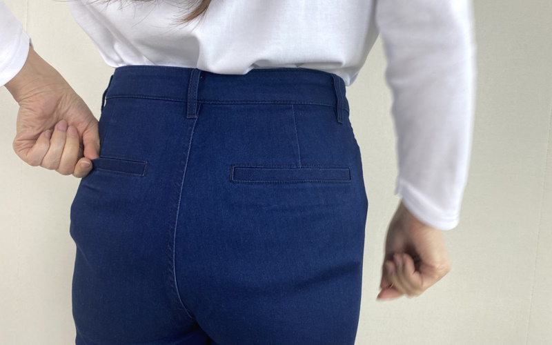 DoCLASSE　ミラクルストレッチ・スリムストレート／72cm