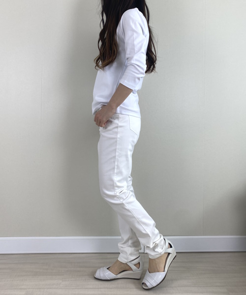 DoCLASSE　ボートネック／7分袖・ドゥクラッセTシャツ(58cm丈)