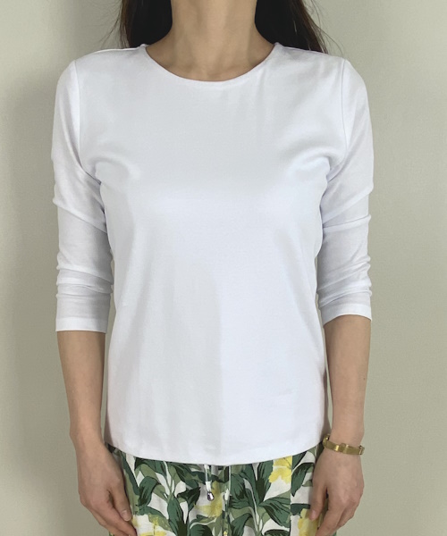 DoCLASSE　クルーネック／7分袖・ドゥクラッセTシャツ　3,289円（税込）