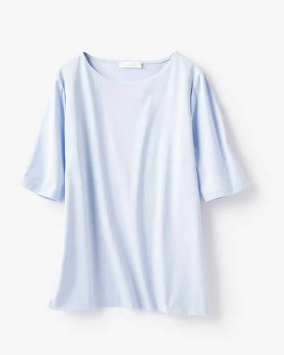 ボートネック／5分袖・ドゥクラッセTファイン　価格：¥2,990（税込¥3,289）
