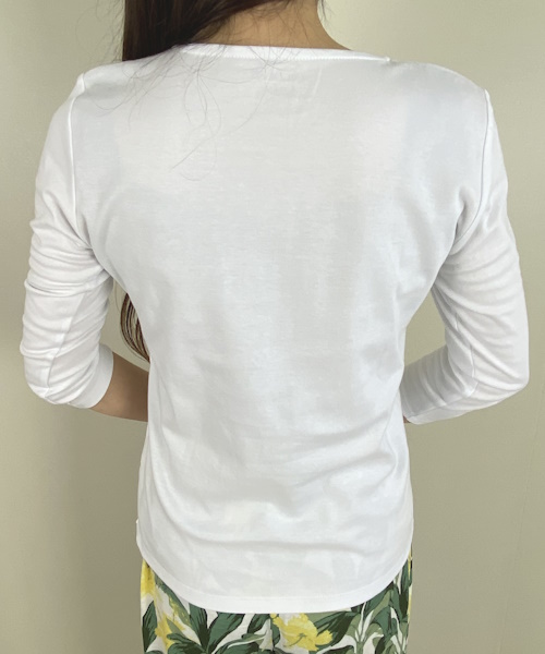 DoCLASSE　クルーネック／7分袖・ドゥクラッセTシャツ　3,289円（税込）