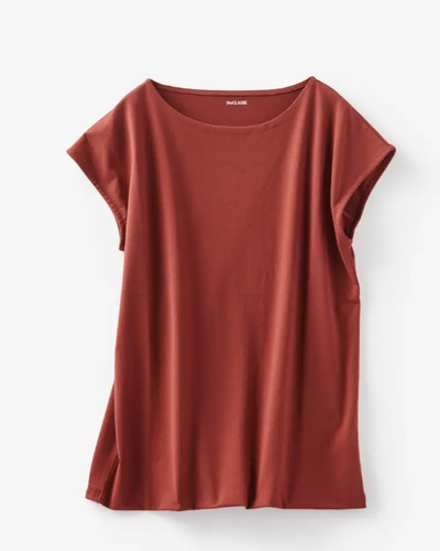 ボートネック／フレンチ袖・ドゥクラッセTファイン　¥2,990（税込¥3,289）