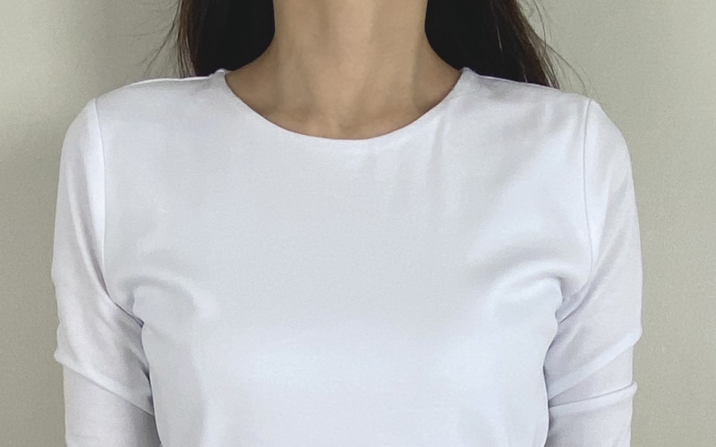 DoCLASSE　クルーネック／7分袖・ドゥクラッセTシャツ　3,289円（税込）