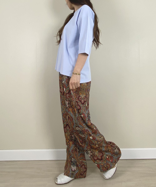 DoCLASSE　ボートネック／5分袖・ドゥクラッセTファイン　3,289円（税込）