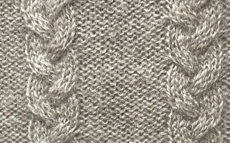 LILYSILK ケーブル編み セミシアーニット カシミアセーター ¥29,400