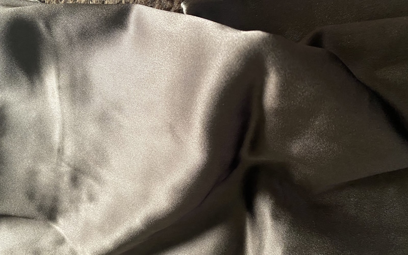 LILYSILK ハイウエスト オックスフォードバッグス ワイドパンツ ¥38,740