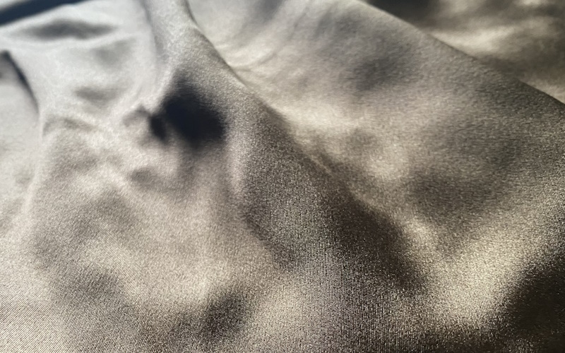 LILYSILK ハイウエスト オックスフォードバッグス ワイドパンツ ¥38,740