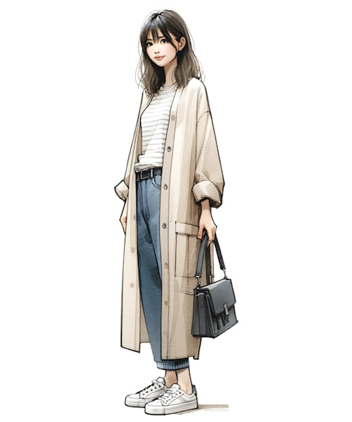 ナチュラル服を大人可愛く着こなすポイントと服の選び方