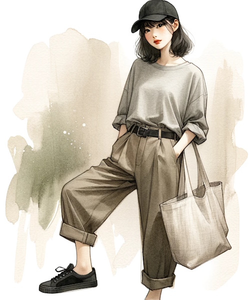 ナチュラル服を大人可愛く着こなすポイントと服の選び方