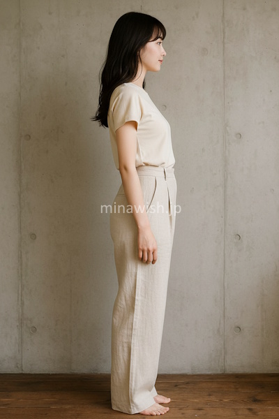 40代のぽっこりお腹と腰回りをカバーするコーデ術 着やせ効果とおしゃれに整える方法