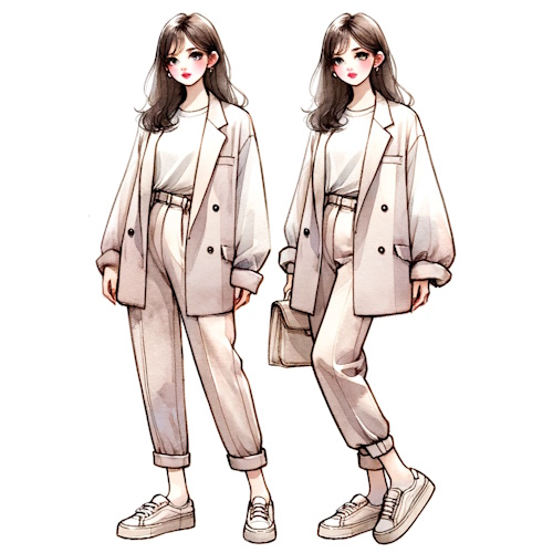 レトロ&モダンを取り入れた大人可愛い2024年春夏コーディネート10選