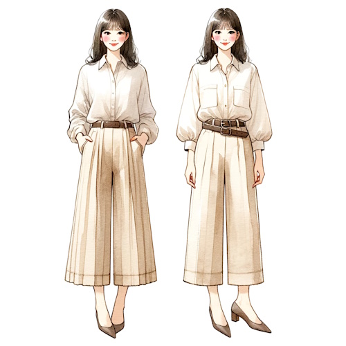 レトロ&モダンを取り入れた大人可愛い2024年春夏コーディネート10選