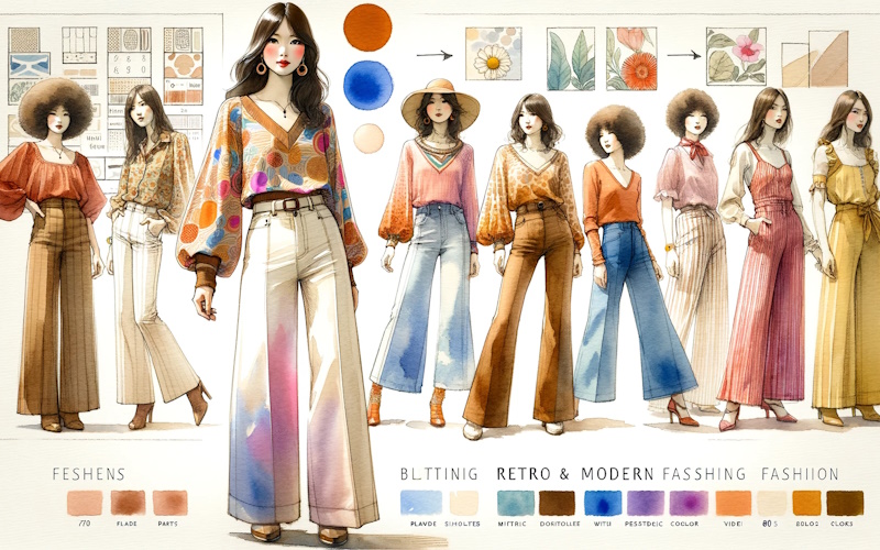 レトロ&モダンを取り入れた大人可愛い2024年春夏コーディネート10選