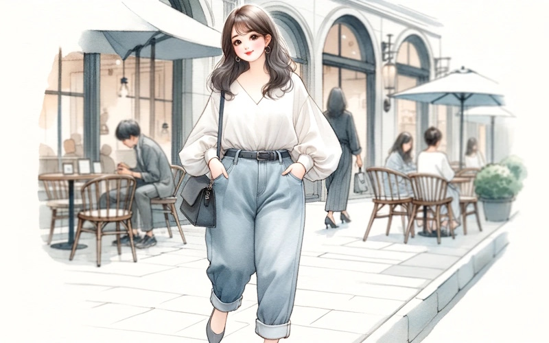 40代アラフォーぽっちゃり女性向け大きいサイズの服ファッション通販