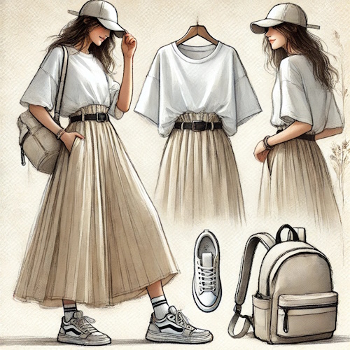 #365日プチプラコーデ 気温30℃超え…30代~40代女性の夏の着こなしは?