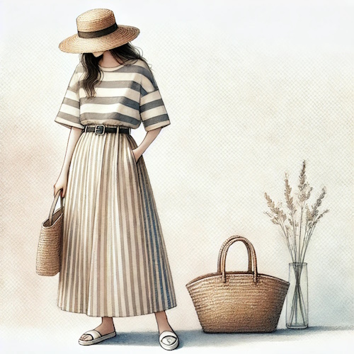 #365日プチプラコーデ 気温30℃超え…30代~40代女性の夏の着こなしは?