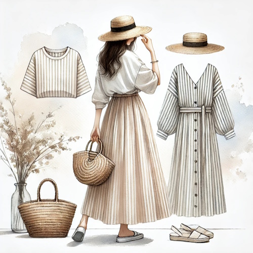 #365日プチプラコーデ 気温30℃超え…30代~40代女性の夏の着こなしは?