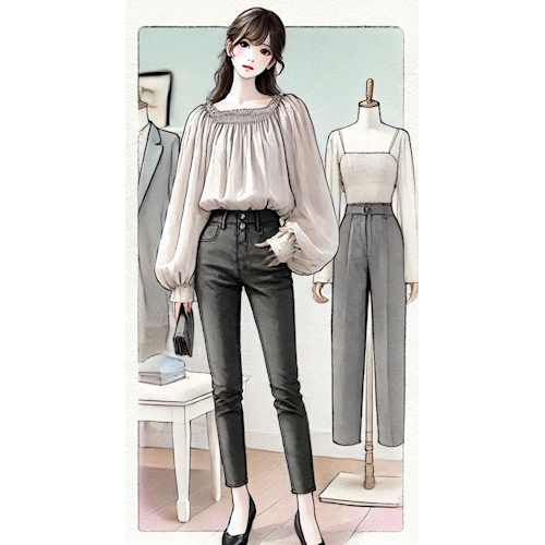 骨格ウェーブタイプの特徴と「似合わない服の着こなし方」こう着ればOK!