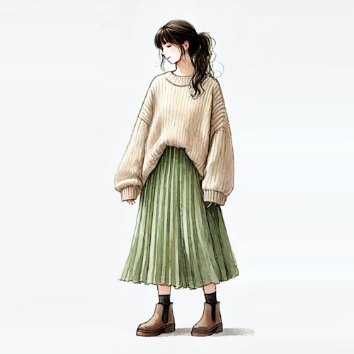 骨格ウェーブタイプの特徴と「似合わない服の着こなし方」こう着ればOK!