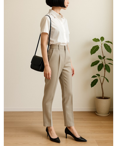 小柄女性必見!身長が高く見えるアイテムとコーディネート例まとめ