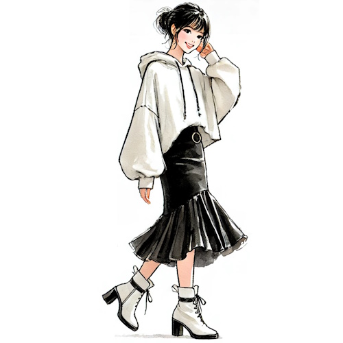 子供っぽい?カジュアルなパーカーを大人の女性らしく使う方法まとめ