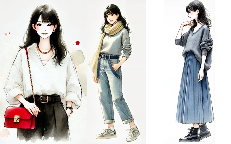 40代アラフォー世代の女性がもっと自分らしくファッションを楽しむためのコーディネートのポイントまとめ！