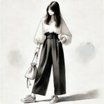 30代女性のための洗練モノトーンコーデ♪シンプル＆上品に決まる着こなし術