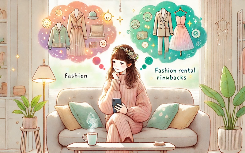ファッションレンタルのメリット・デメリットまとめ!使ってわかる、向き・不向きとは?