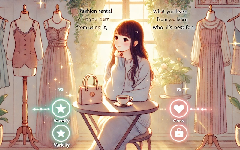 ファッションレンタルのメリット・デメリットまとめ！使ってわかる、向き・不向きとは？