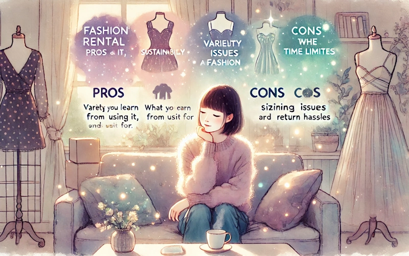ファッションレンタルのメリット・デメリットまとめ！使ってわかる、向き・不向きとは？