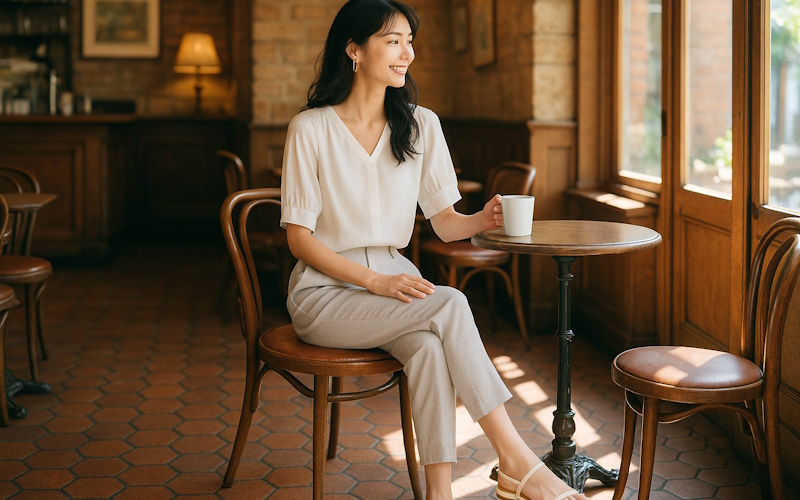 【40代ファッション】定番テイストとスタイル×トレンドコーデの取り入れ方まとめ