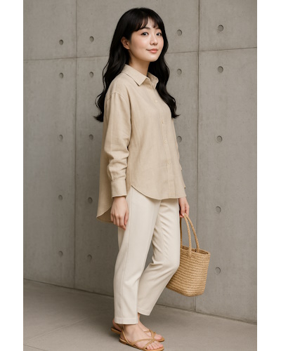 プチプラでもきちんと見え。40代の7月を彩る夏の高見え30日コーディネート