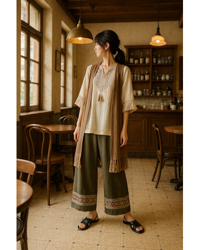 大人可愛く仕上がる夏のエスニックファッション・コーディネート10スタイル