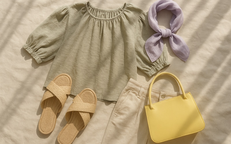 40代女性・夏のきれいめカジュアルのプチプラコーデ1週間スタイル