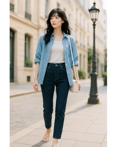 初夏に最適!気温22~23℃の大人女性の清潔感あるシンプルなきれいめコーディネート