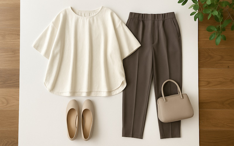 40代女性・夏のきれいめカジュアルのプチプラコーデ1週間スタイル