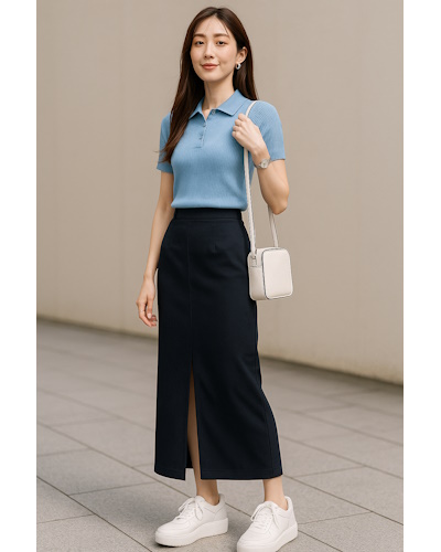 40代女性の夏ファッション・コーディネート