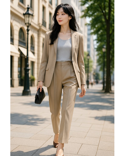 初夏に最適!気温22~23℃の大人女性の清潔感あるシンプルなきれいめコーディネート