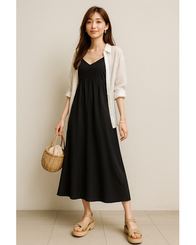 40代女性の夏ファッション・コーディネート