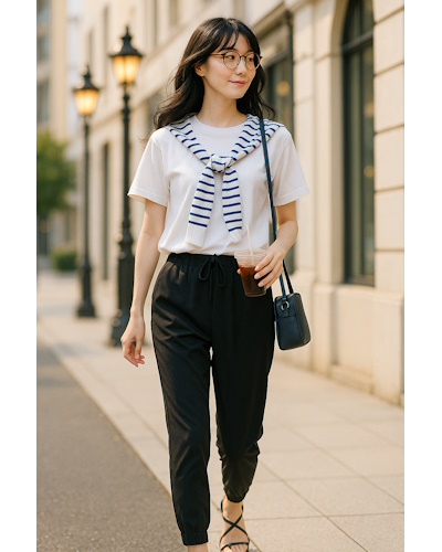 初夏に最適!気温22~23℃の大人女性の清潔感あるシンプルなきれいめコーディネート