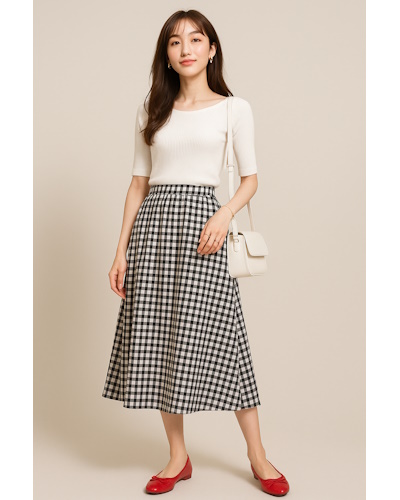 40代女性の夏ファッション・コーディネート