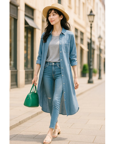 初夏に最適!気温22~23℃の大人女性の清潔感あるシンプルなきれいめコーディネート